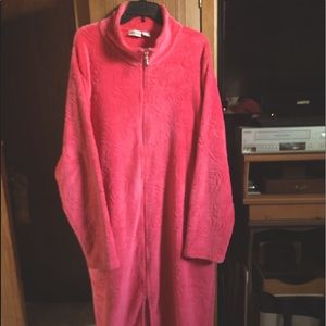 Long plush Robe